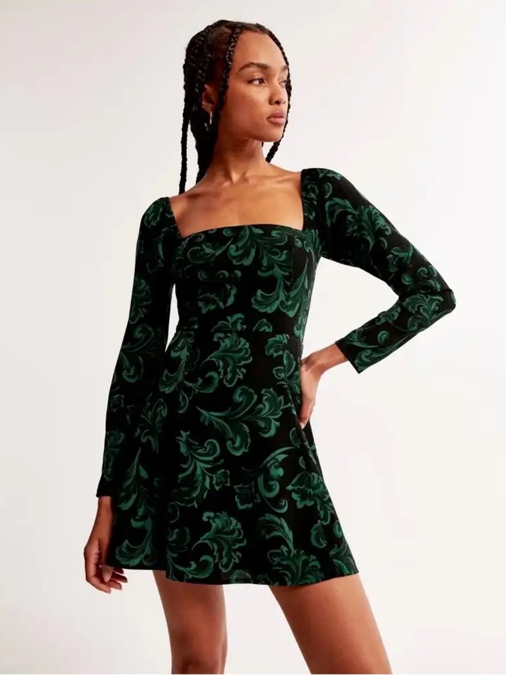 Abercrombie & Fitch Crepe Mini Dress